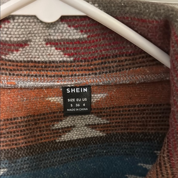 Multicolor Aztec Pattern Jacket - Picture 2 of 4